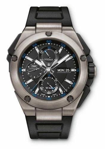 IWC Ingenieur Double Chronograph Titanium / Black IW3865-03 (3865-03, IW386503)